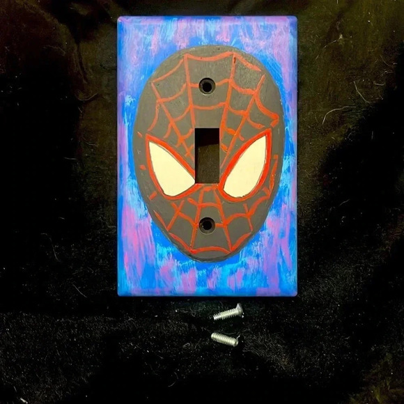 Custom Painted Light Switch Cover - Picture 2 of 3